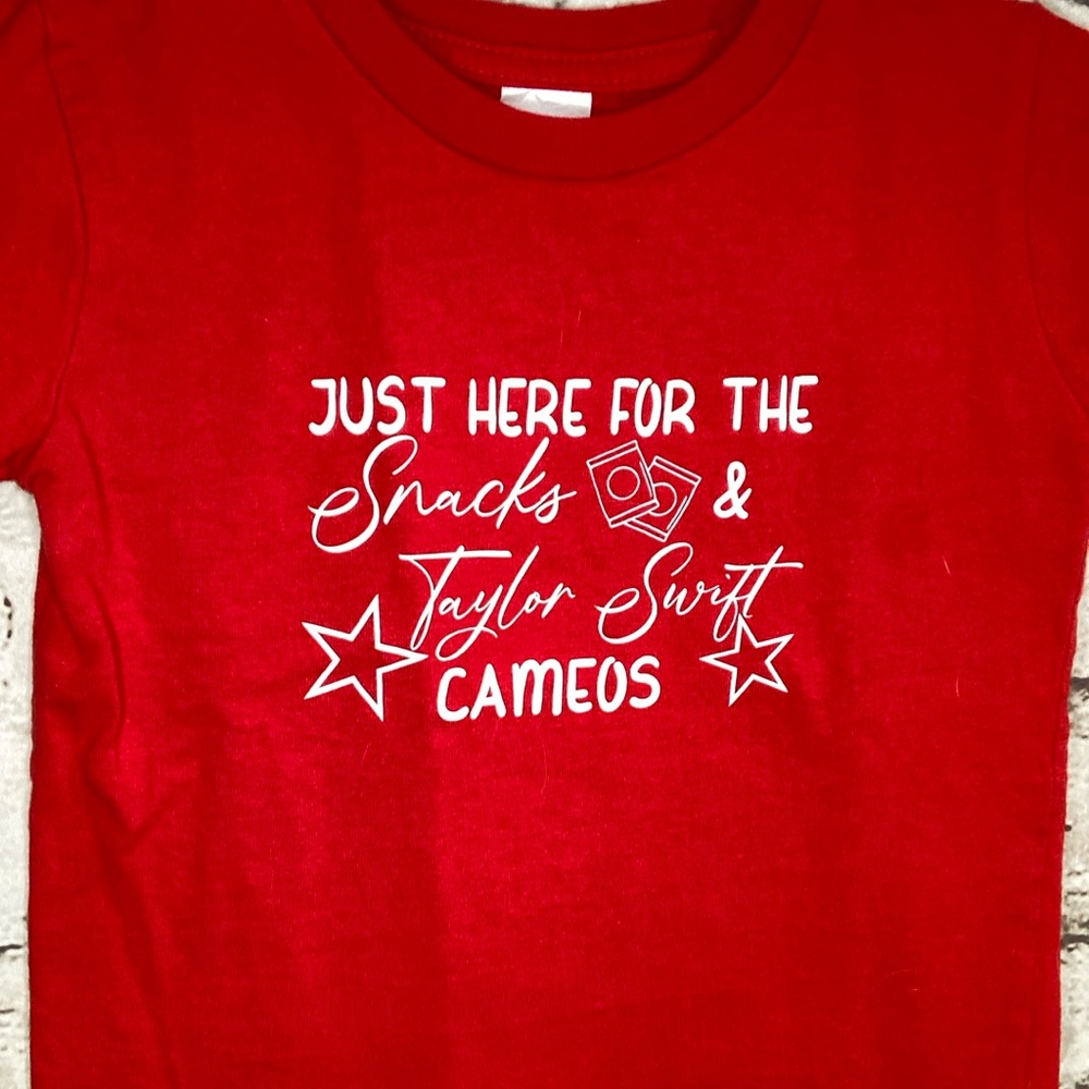 Kansas City Chiefs/ Taylor Swift toddler tee